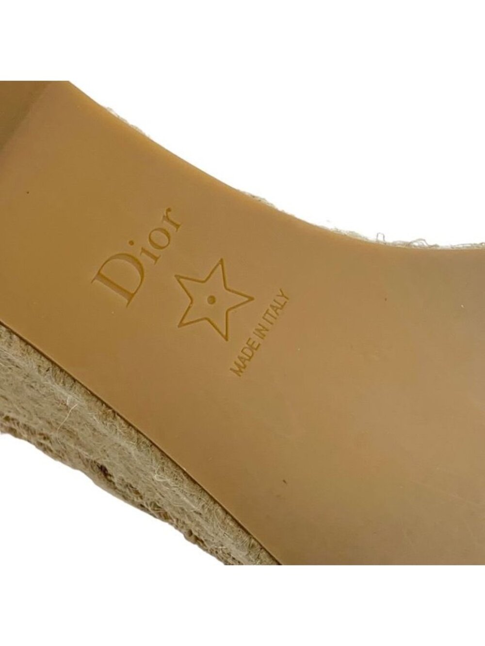 Christian Dior Nayghtily-d Boots Short Shoes Fabric Beige Lace Up Braided - Picture 9 of 10